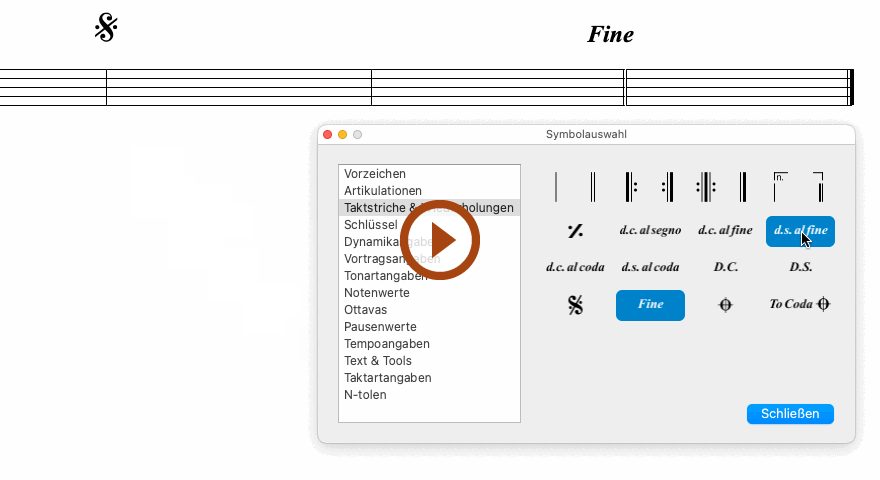 Animation starten ➧