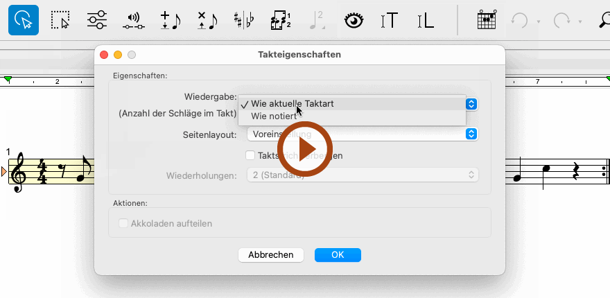 Animation starten ➧
